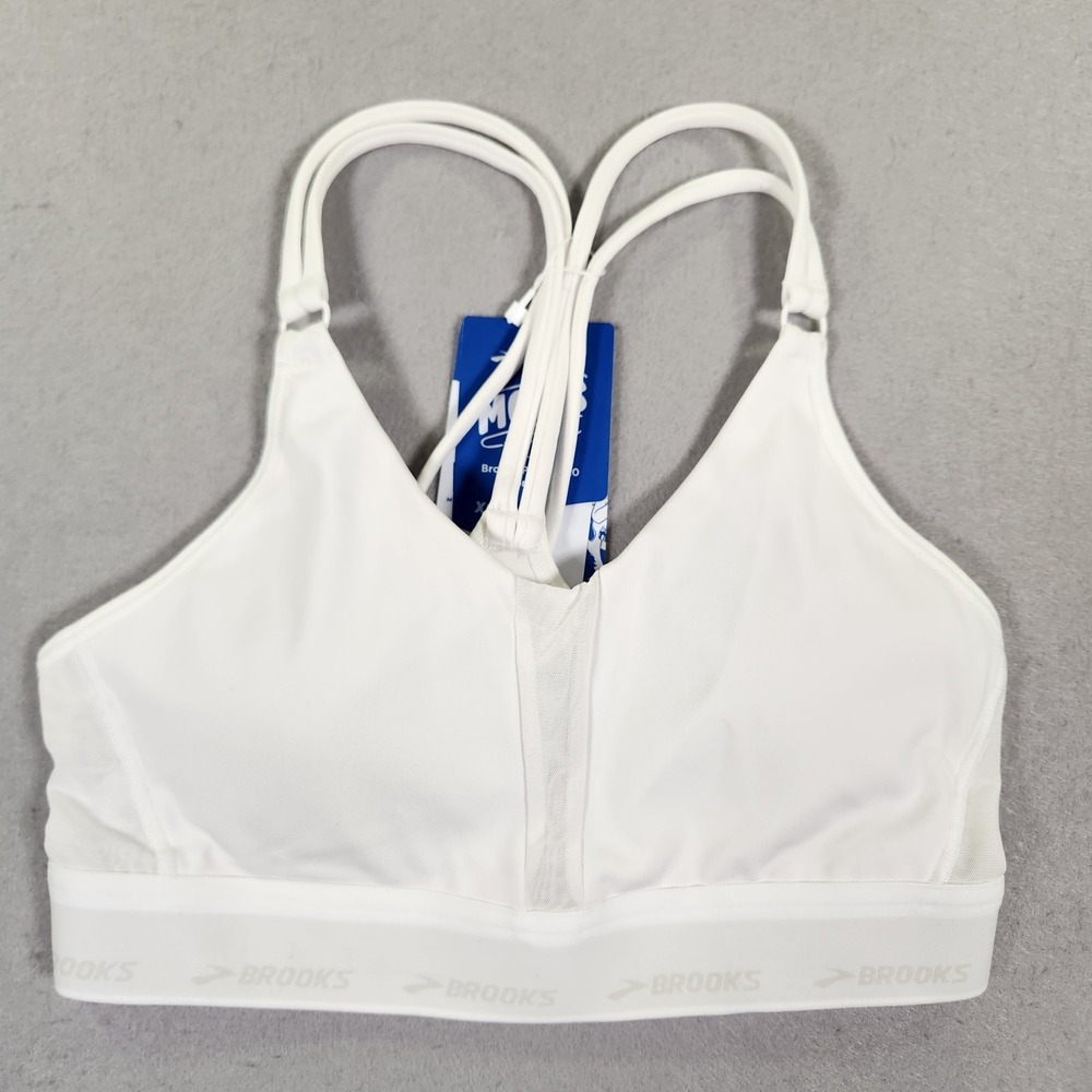 Brooks Plunge 3.0 Size XS Womens Sports Bra White Medium Support Size NWT